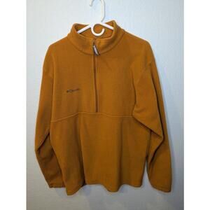 Columbia fleece half zip pullover mens large